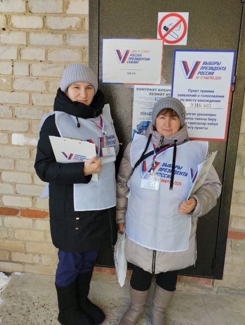 Аксубай районында сайлаучыларга сайлаулар турында мәгълүмат җиткерәләр