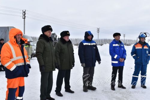 Аксубаевский Лесозавод «загорелся»: учения прошли успешно
