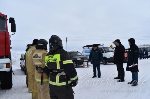 Аксубаевский Лесозавод «загорелся»: учения прошли успешно