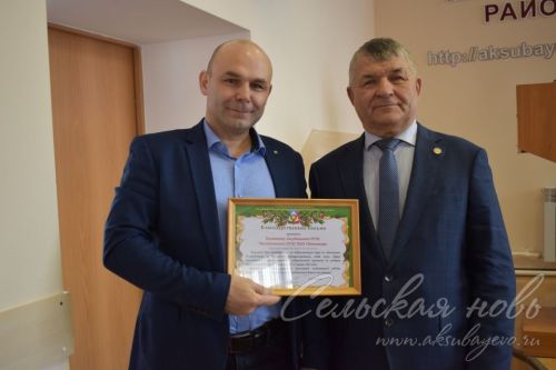 Аксубаевцев наградили за участие в выборах
