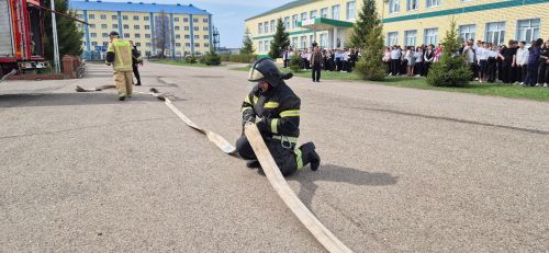 Неделя в Аксубаевской школе началась с сигнала учебной тревоги