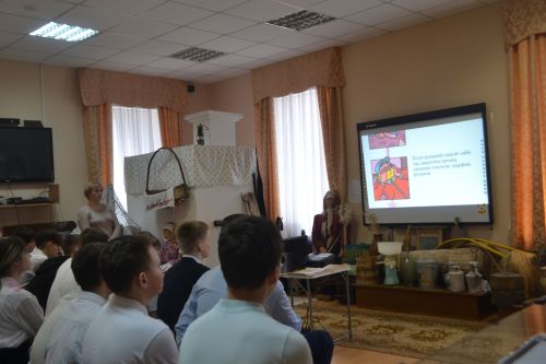 В Аксубаевском краеведческом музее прошел музейный урок