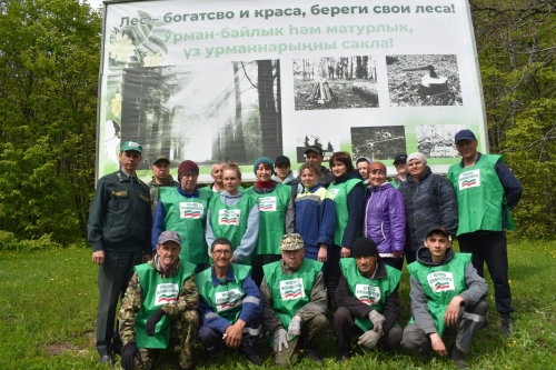В киреметском лесу Аксубаевского лесничества наведен порядок