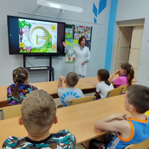 В пришкольном лагере обсудили полезные и вредные привычки