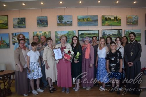 В Аксубаевской школе искусств открылась художественная выставка
