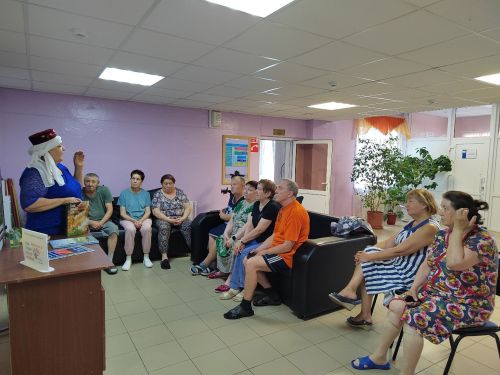 Аксубай социаль учреждениесендә туган якны өйрәнү буенча танып-белү сәгате узды