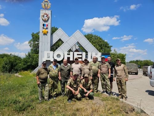 Аксубаевские волонтеры и защитники вместе, до победного