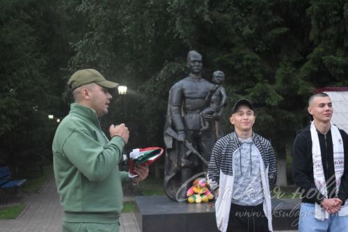 Аксубаевские призывники отправились на службу с добрыми напутствиями от участника СВО