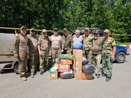Аксубаевские волонтеры и защитники вместе, до победного