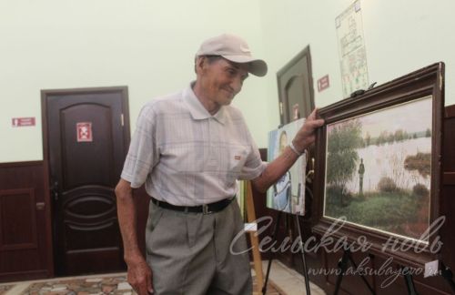 Рәссам Виктор Артемьевның картиналары күргәзмәгә килүчеләрнең йөрәкләрен яулады