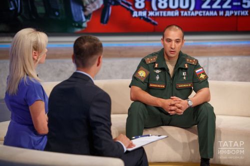 На телемарафоне «Вступай в армию Победы!» обсудили, почему в Татарстане выгодно заключить контракт