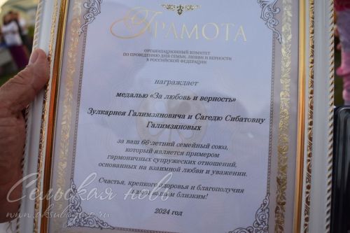 В Аксубаеве чествовали семьи долгожителей, с малышами, успешные в культуре и спорте