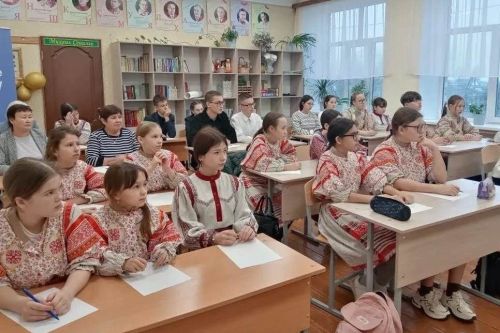 В Аксубаевском районе писали диктант на чувашском языке