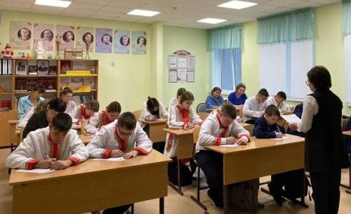 Чуаш телендә диктант яздылар