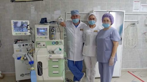 В Аксубаевскую районную больницу поступил новый передвижной наркозный аппарат