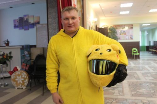 Аксубай мәктәп укучыларына юл хәрәкәте кагыйдәләрен байкерлар искә төшерде