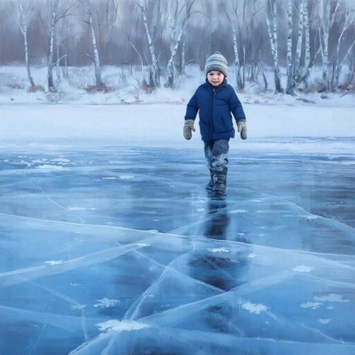 В Татарстане родителей будут штрафовать за выход детей на тонкий лед
