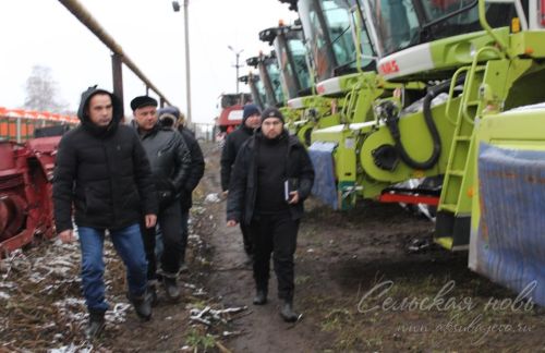 В Аксубаевском районе проверили постановку сельхозтехники на зимнее хранение