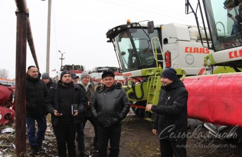 В Аксубаевском районе проверили постановку сельхозтехники на зимнее хранение