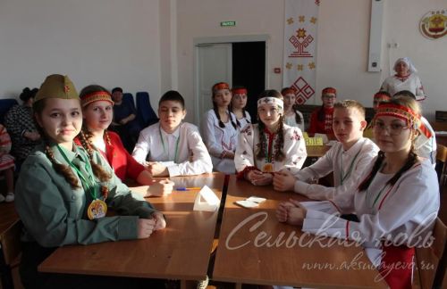 Аксубай районында чуаш телен белүчеләр ярышты