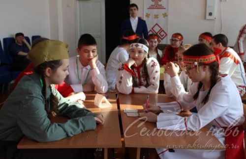 Аксубай районында чуаш телен белүчеләр ярышты