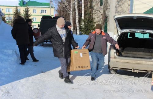 Аксубаевцы доставили гуманитарную помощь участникам СВО ко Дню защитников Отечества