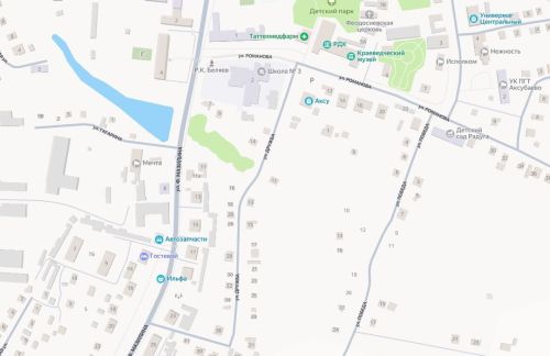 В Аксубаеве перекрыли улицу Дружбу в связи с аварией на водопроводе