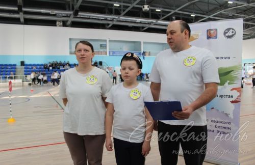 В Аксубаеве состязались спортивные семьи
