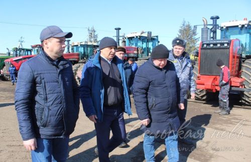 В Аксубаевском районе техника готова к полевым работам