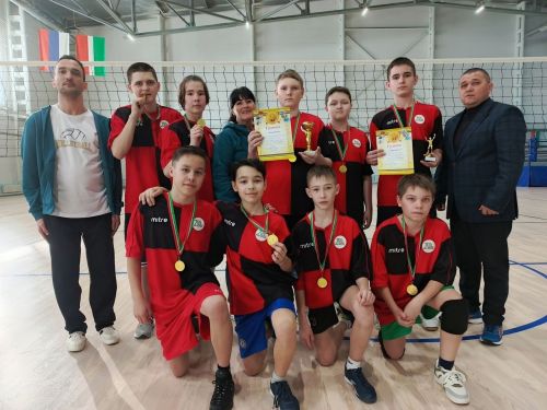 Саврушцы и савгачевцы заняли первое место в турнире по волейболу