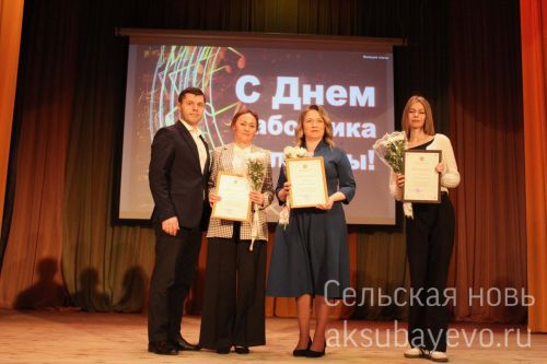В Аксубаеве чествовали работников культуры
