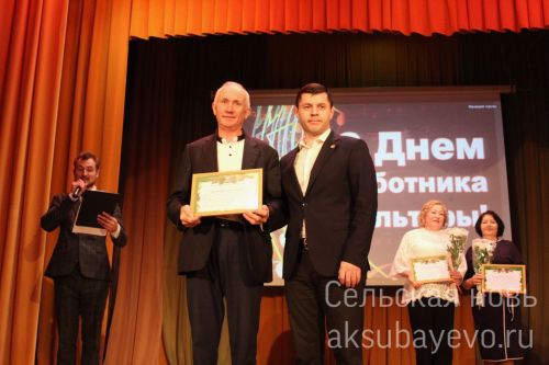 В Аксубаеве чествовали работников культуры