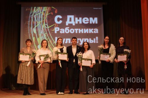 В Аксубаеве чествовали работников культуры