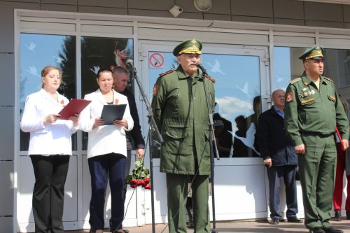 Аксубайда МХО героена истәлек тактасы ачылды