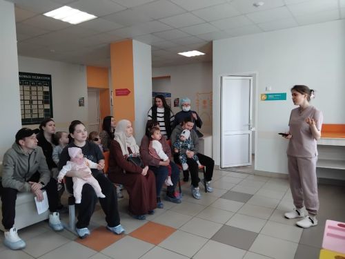 В Аксубаевской детской поликлинике рассказали о правильной гигиене для малышей