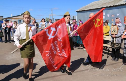 Память о героях: в Нижних Саврушах Аксубаевского района зажгли Вечный огонь