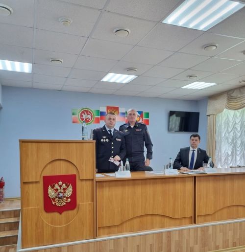 Полиция подполковнигы Йолдыз Билалов Россия ЭЭМның Аксубай районы буенча бүлеге җитәкчесе итеп билгеләнде