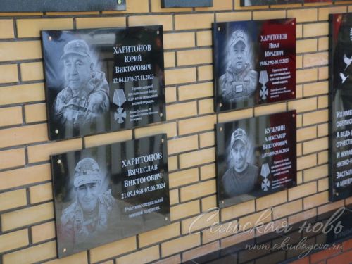 Навечно в памяти земляков: в деревне Кисы открыли мемориал героям СВО