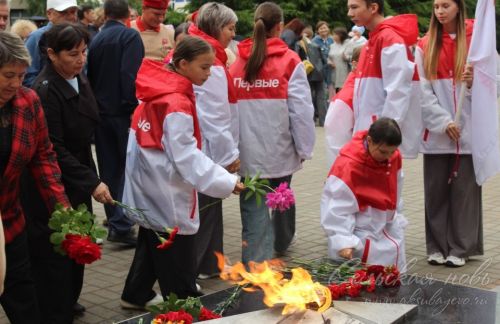 В Аксубаеве почтили память героев Великой Отечественной Минутой молчания