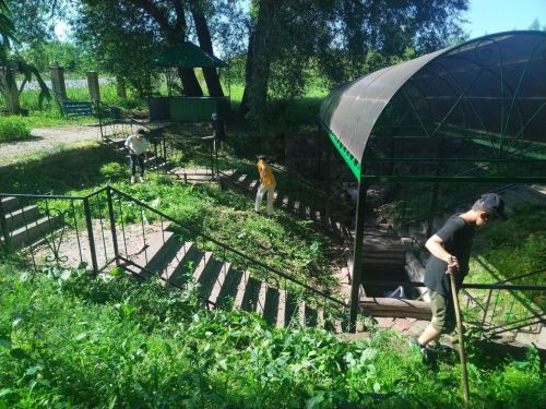 Воспитанники Аксубаевского приюта провели субботник