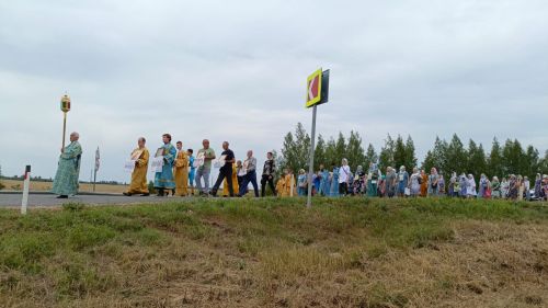 Аксубаевцы совершили крестный ход на родник