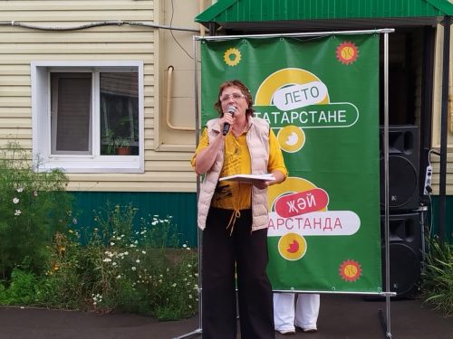 Аксубайның Мазилин урамында «Безнең ишегалды» бәйрәме: җырлар, остаханәләр