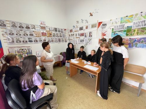 В Урмандеевской библиотеке прошел урок памяти