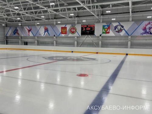 Аксубай бозында Татарстан хоккееның югары класслы вәкилләре уйнады