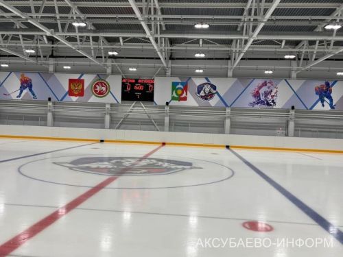 Аксубай бозында Татарстан хоккееның югары класслы вәкилләре уйнады