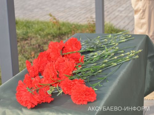 Аксубай мәктәбендә Россия Армиясе майоры истәлеге мәңгеләштерелде