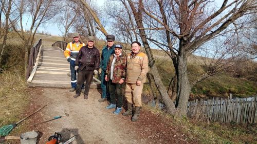 Жители деревни Беловка Аксубаевского района починили мост