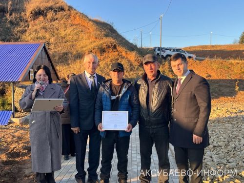 Урмандеево авылында төзекләндерелгән чишмә ачылды