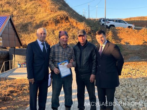 Урмандеево авылында төзекләндерелгән чишмә ачылды