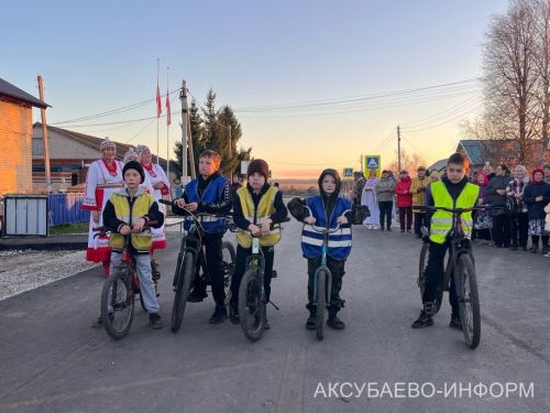 Урмандеевода капиталь төзекләндерелгән юл ачылды